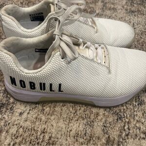 NOBULL Men's/Women’s CrossFit Training Shoes M 8, W 9.5 White